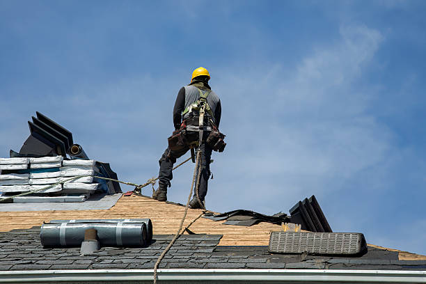 Professional Roofing technician working in Jelm, WY
